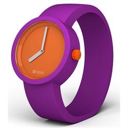 Image of O'Clock Fuchsia med Orange ur